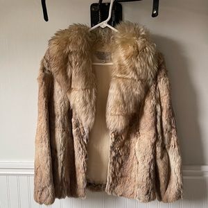 Real Rabbit Fur Coat